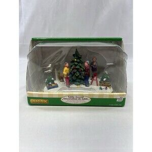 Lemax Village Collection “Decorating Front Yard Tree” Table Accent